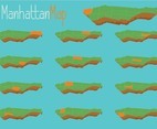 Free Vector Manhattan Map