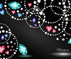Rhinestone Background