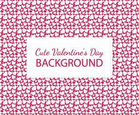 Cute Heart Pattern Background