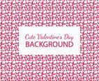 Cute Heart Pattern Background