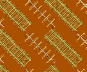 Free Rope Ladder Seamless Pattern Vector Illustration