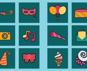 Party Icon Set