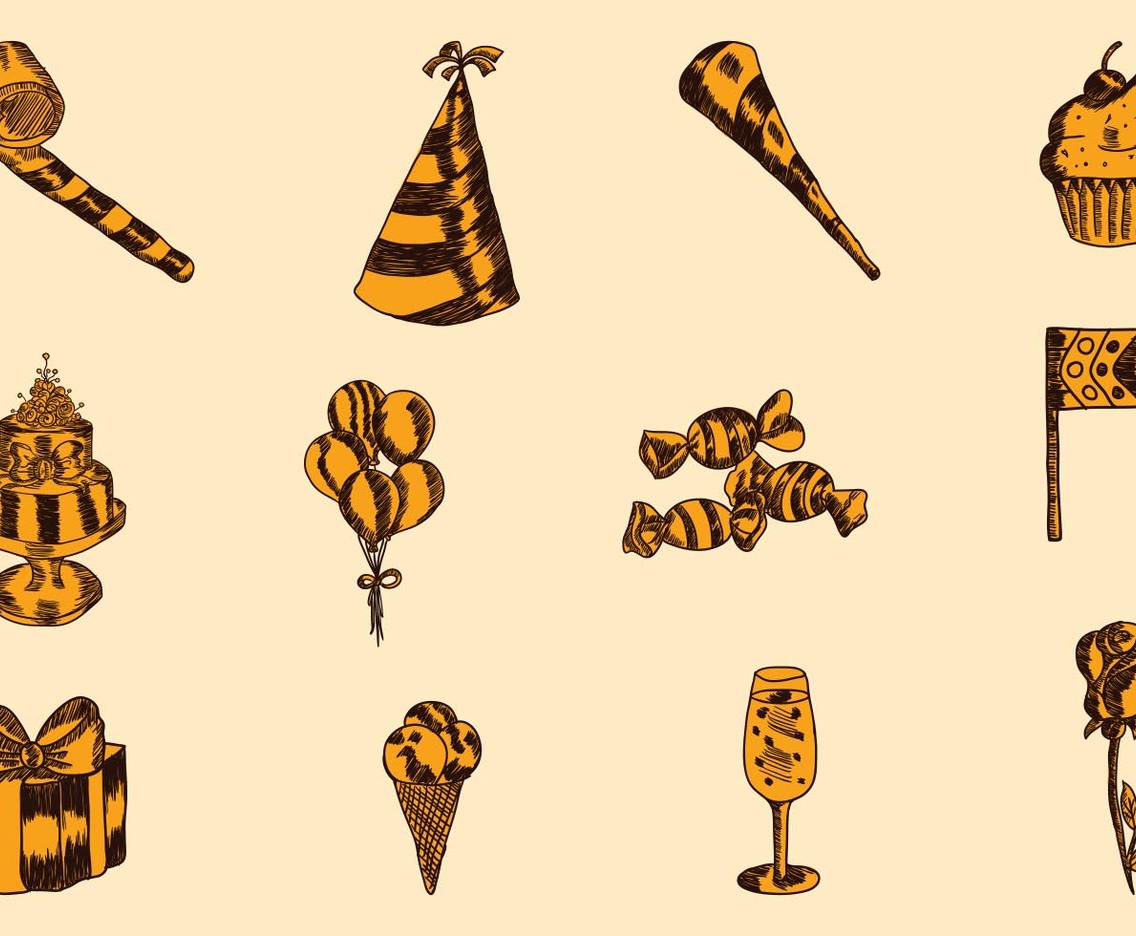 Hand Drawn Party Icon