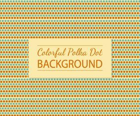 Colorful Polka Dot Background
