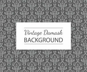 Vintage Damask Background