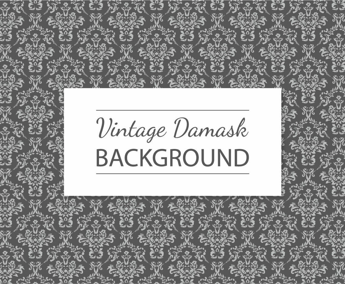 Vintage Damask Background