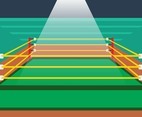 Illustration Of Wrestling Ring