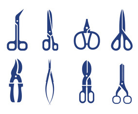 Scissors vector