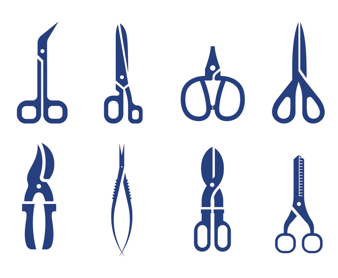 Scissors vector