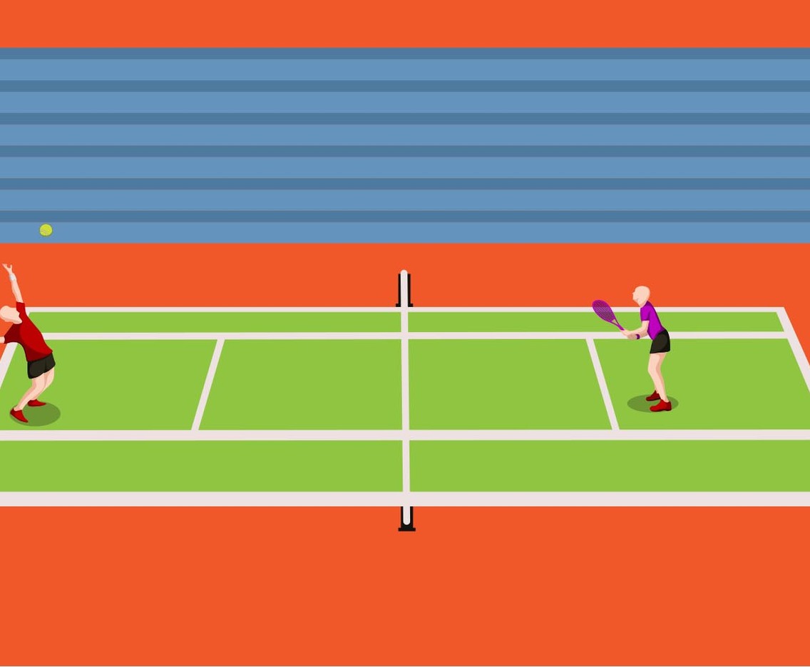 Illustration Of Tennis Tournament