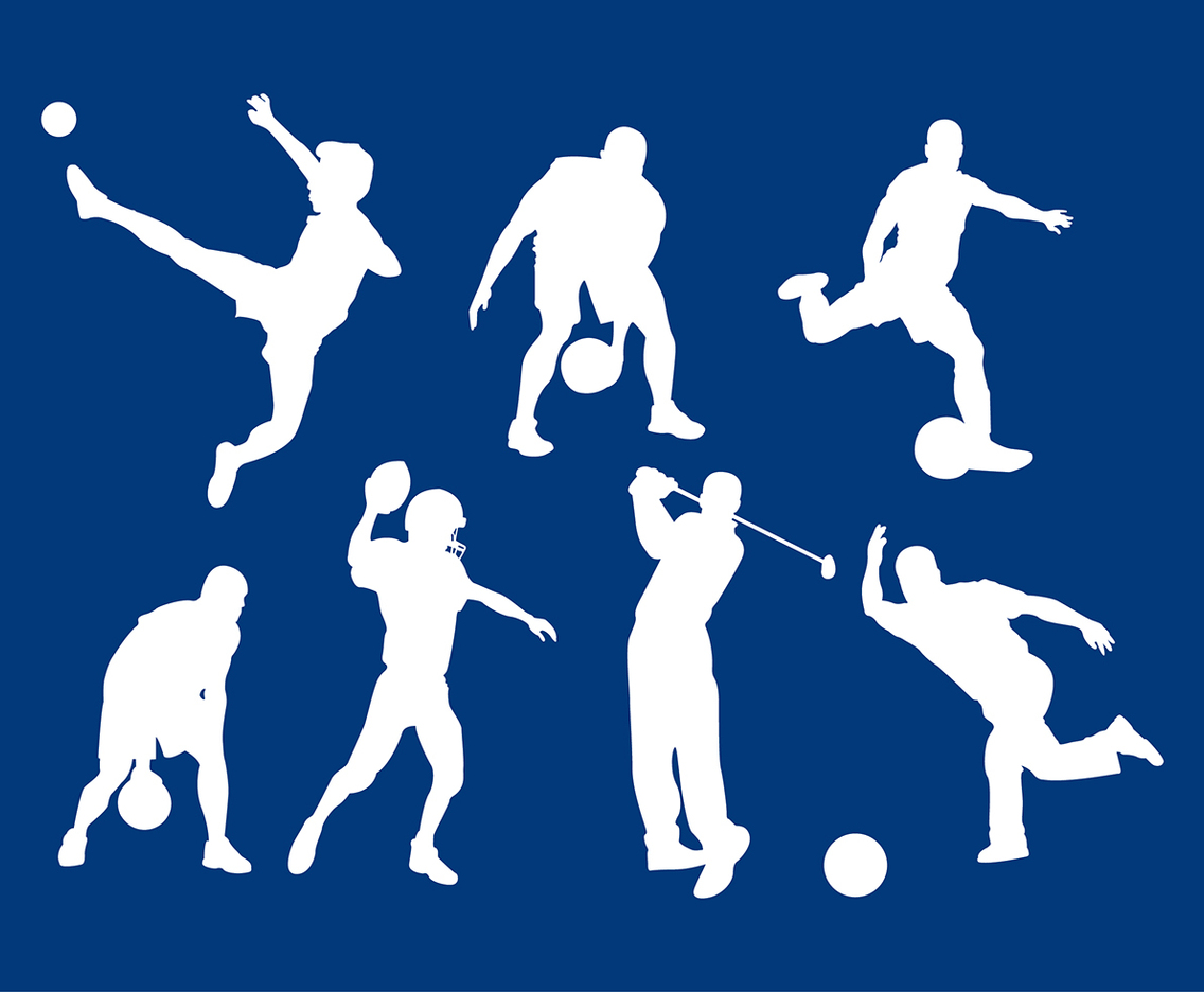 Sport Siluetas Free Vector