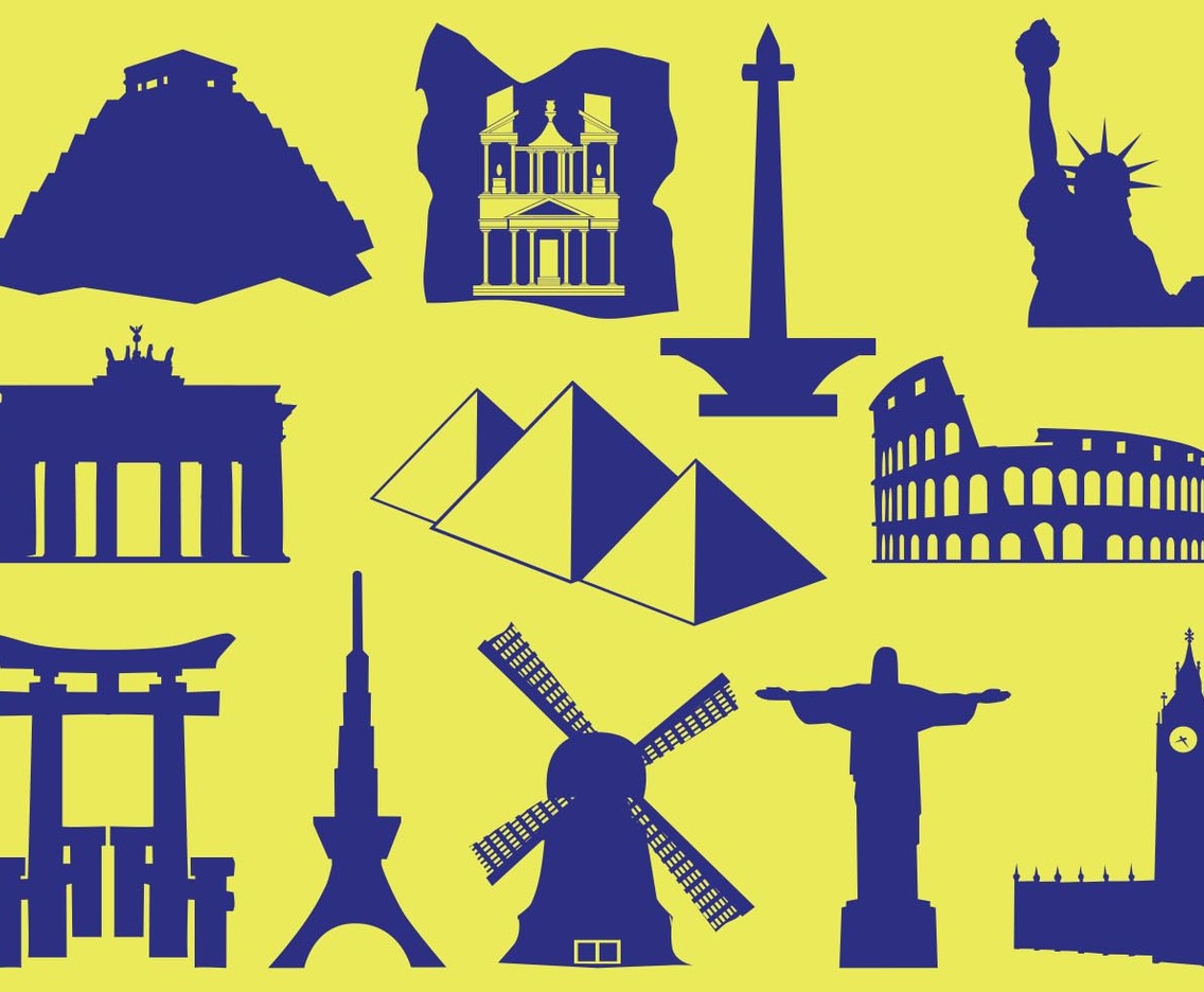 Set Of Iconic Landscape