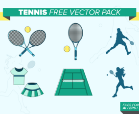 Tennis Free Vector Pack