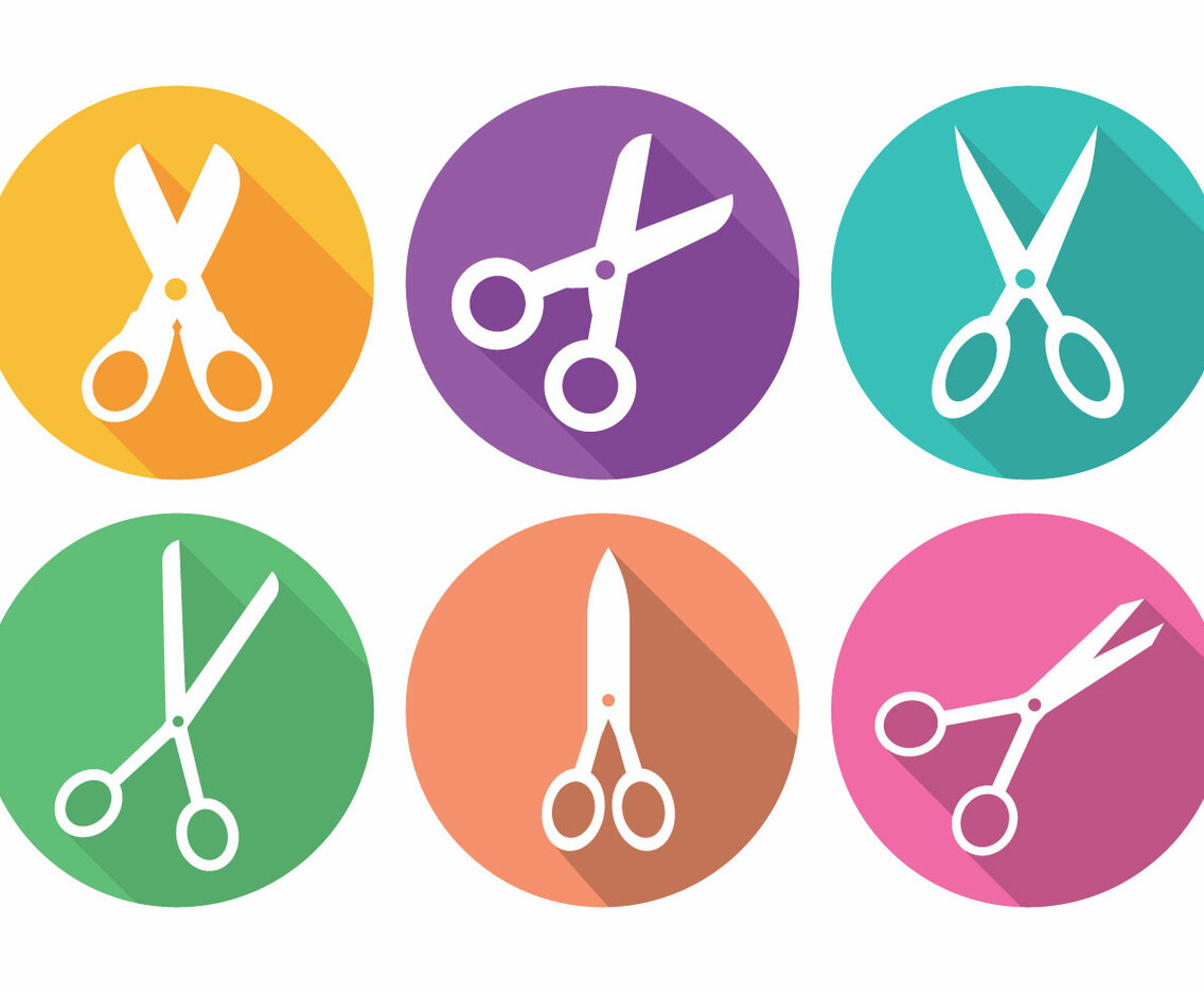 Scissors vector