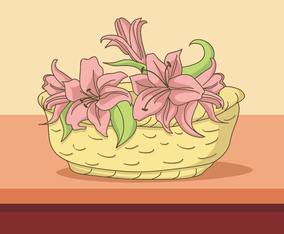 Easter Lily In The Bucket