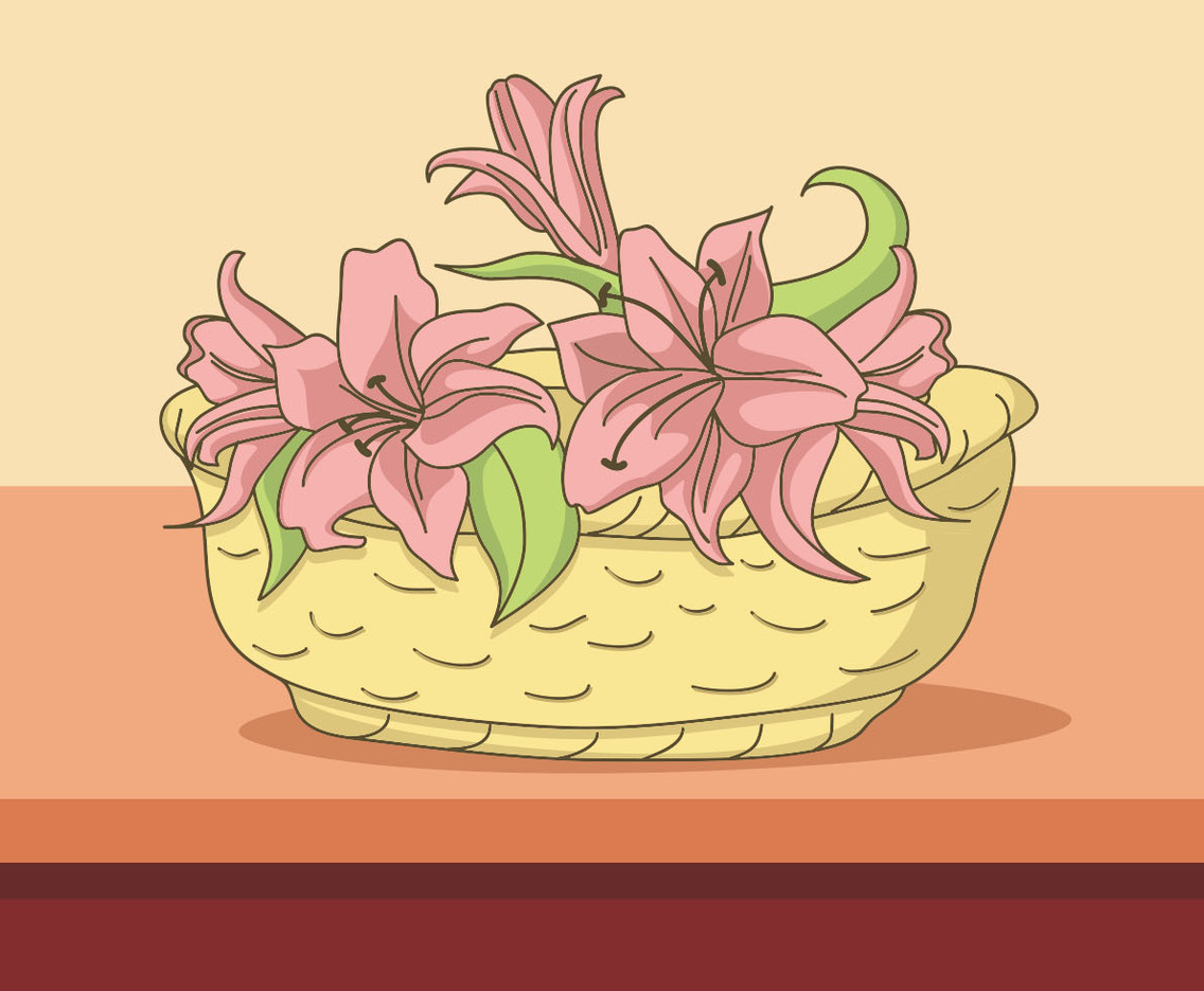 Easter Lily In The Bucket