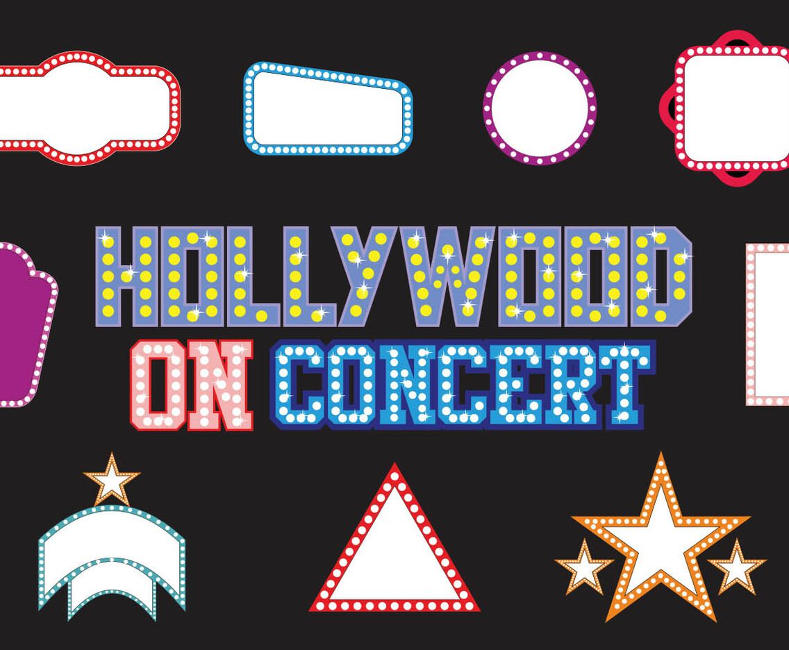 Hollywood Sign Lights