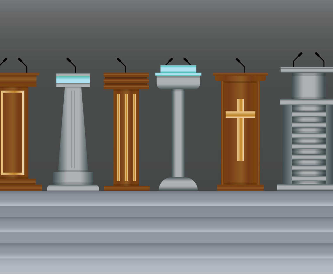 Lectern Vector