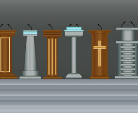 Lectern Vector