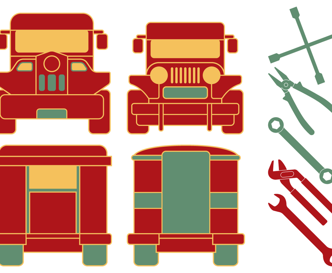 Philippine Jeepney Mechanic Tools