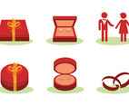 Ring Box Vector Set