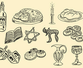 Shabbat Handrawn Icon