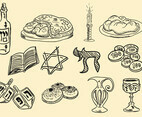 Shabbat Handrawn Icon