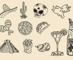 Mexican Huichol Icon