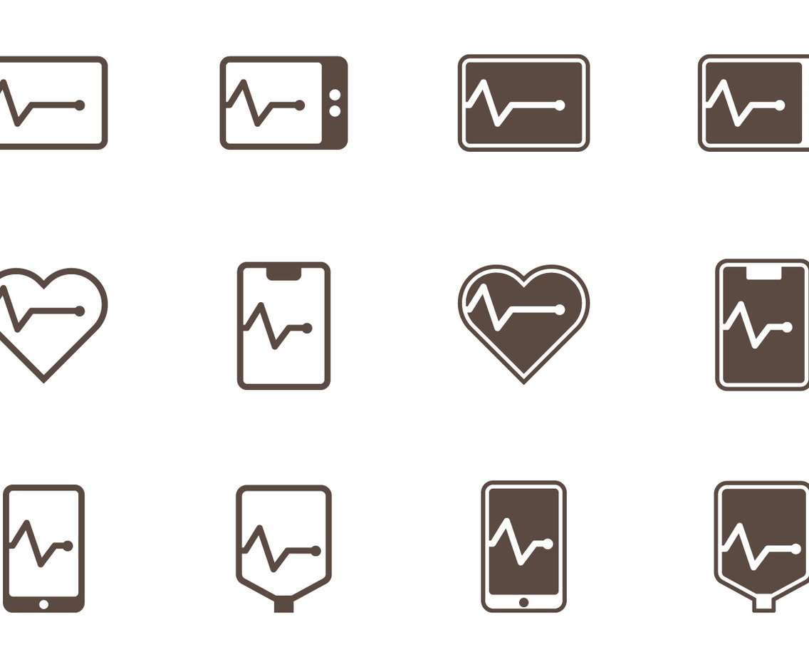 Flatline Icons