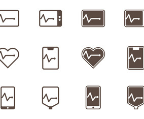 Flatline Icons
