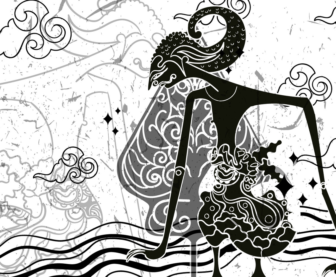 Wayang Gunungan Illustration