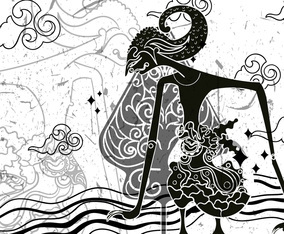 Wayang Gunungan Illustration