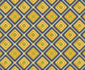 Ornament Of Huichol Vector