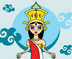 Illustration Of Durga