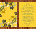 Beautiful Floral Poem Card