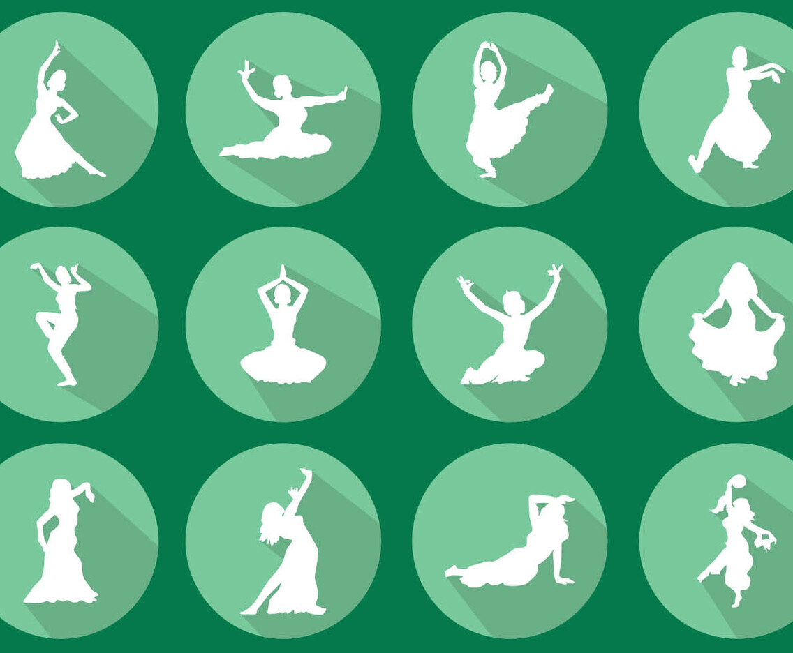 Silhouette Bollywood Dance