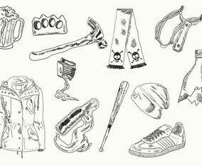 Hooligans Doodle Icon