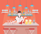 Barman Vector