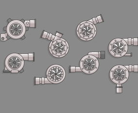 Turbocharger Vector