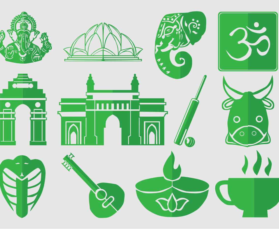 Icon Set Of India