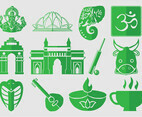 Icon Set Of India