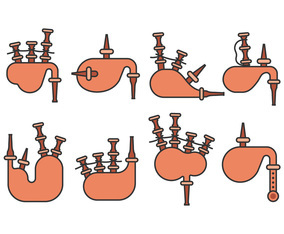 Bagpipes vectors