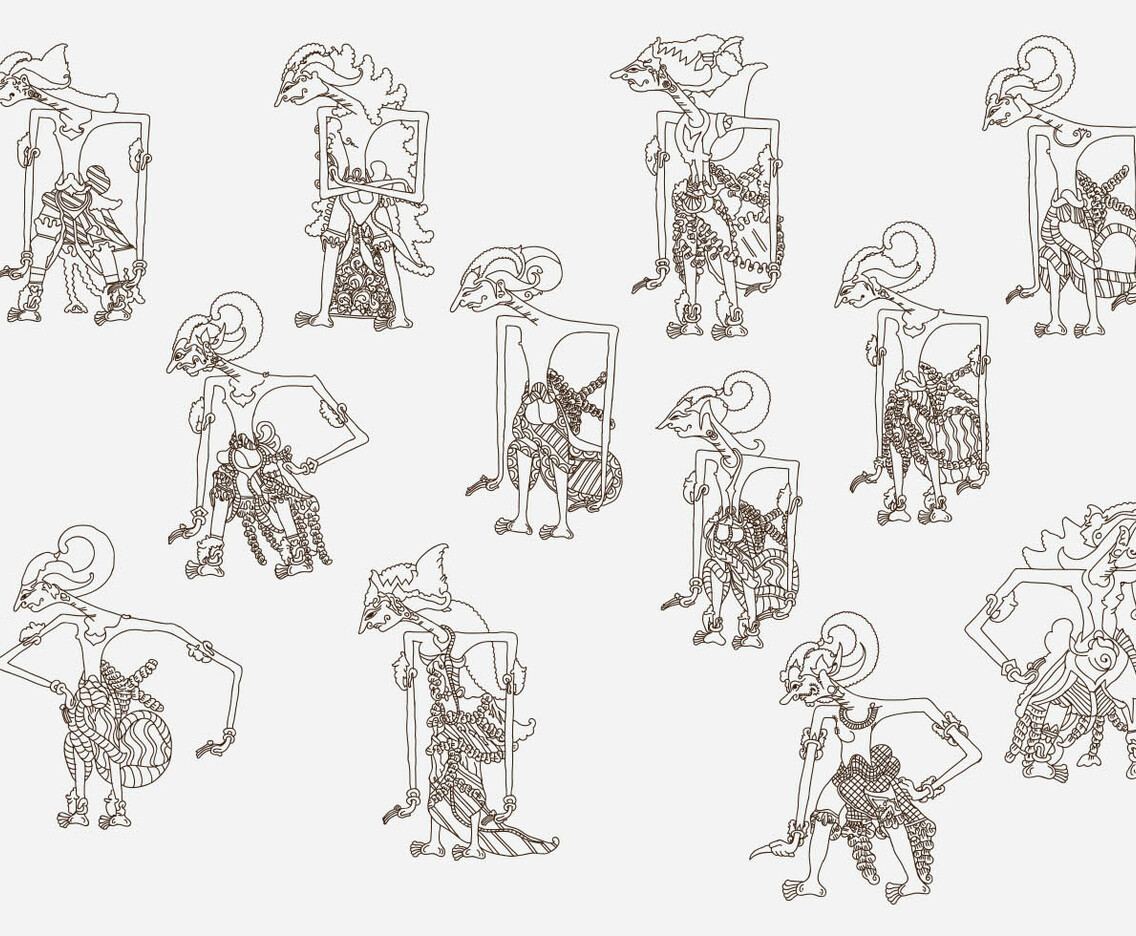 Indonesian Wayang Puppet