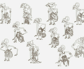 Indonesian Wayang Puppet