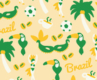 Green  Yellow Brazil Vector