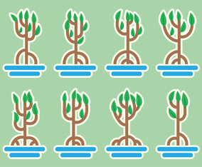 Mangrove Vector