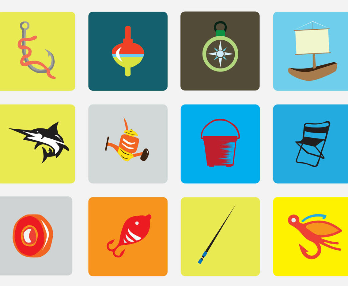 Fishing Vector Icon Pack
