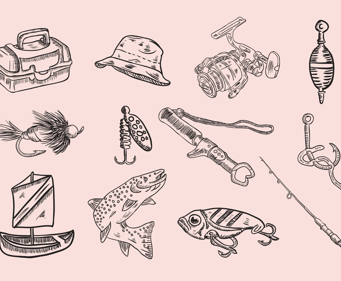 Fishing Icon Set
