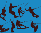 Wakeboarding Silhouette