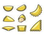 Empanadas Vectors